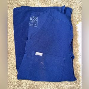 Women's Figs Navy blue top XSmall